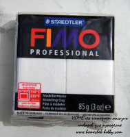 Fimo Professional Полимерная глина. Цвет 0 белый