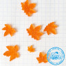Набор декора для творчества Листья клена оранжевые