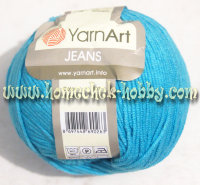 Yarn Art Jeans (Ярн Арт Джинс) 33 ярко-голубой