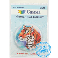 Gamma Игольница-магнит большая Тигр 5,6см