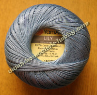 Yarn Art Lily 551 серо-голубой