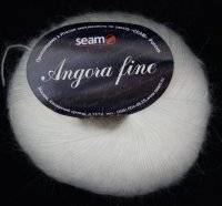 Seam Angora Fine (Сеам Ангора Файн) Цвет 124306 молочный