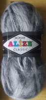 Alize Mohair Classic (Ализе Мохер Классик) 55-60 черно-белый