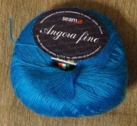 Seam Angora Fine (Сеам Ангора Файн) Цвет 174540 голубая бирюза