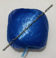 Нитки для вязания мочалок. Цвет синий