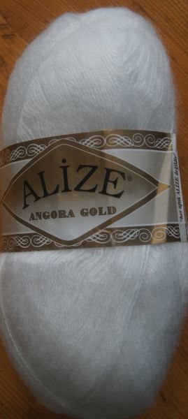 Alize Angora Gold (Ализе Ангора Голд) 55 белый