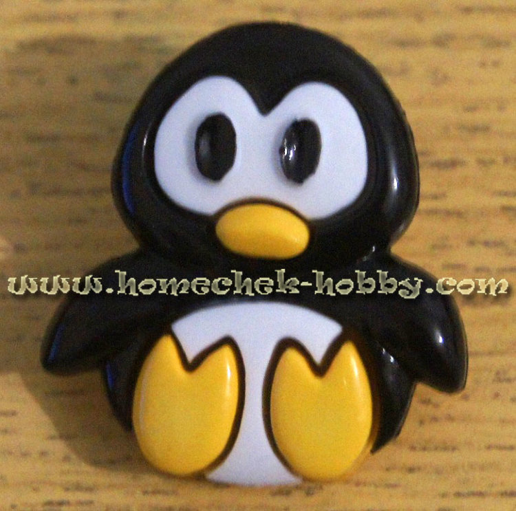 Пуговица - Пингвин на петле