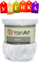 Yarn Art Breeze (Ярн Арт Бриз) 01 белый уценка