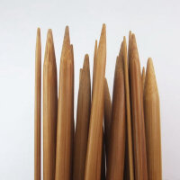 Спицы вязальные бамбуковые парные длина 35см