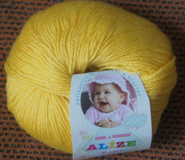 Alize Baby Wool (Ализе Беби Вул) 216 желтый