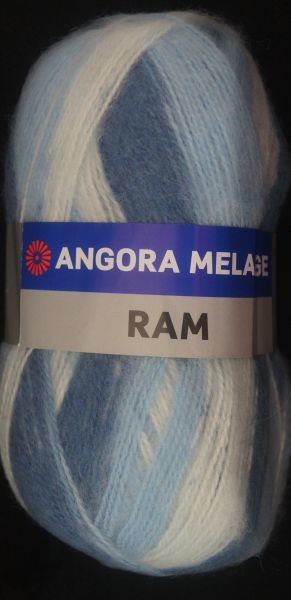 Yarn Art Angora Melang RAM (Ярн Арт Ангора меланж РАМ) 727 синий меланж